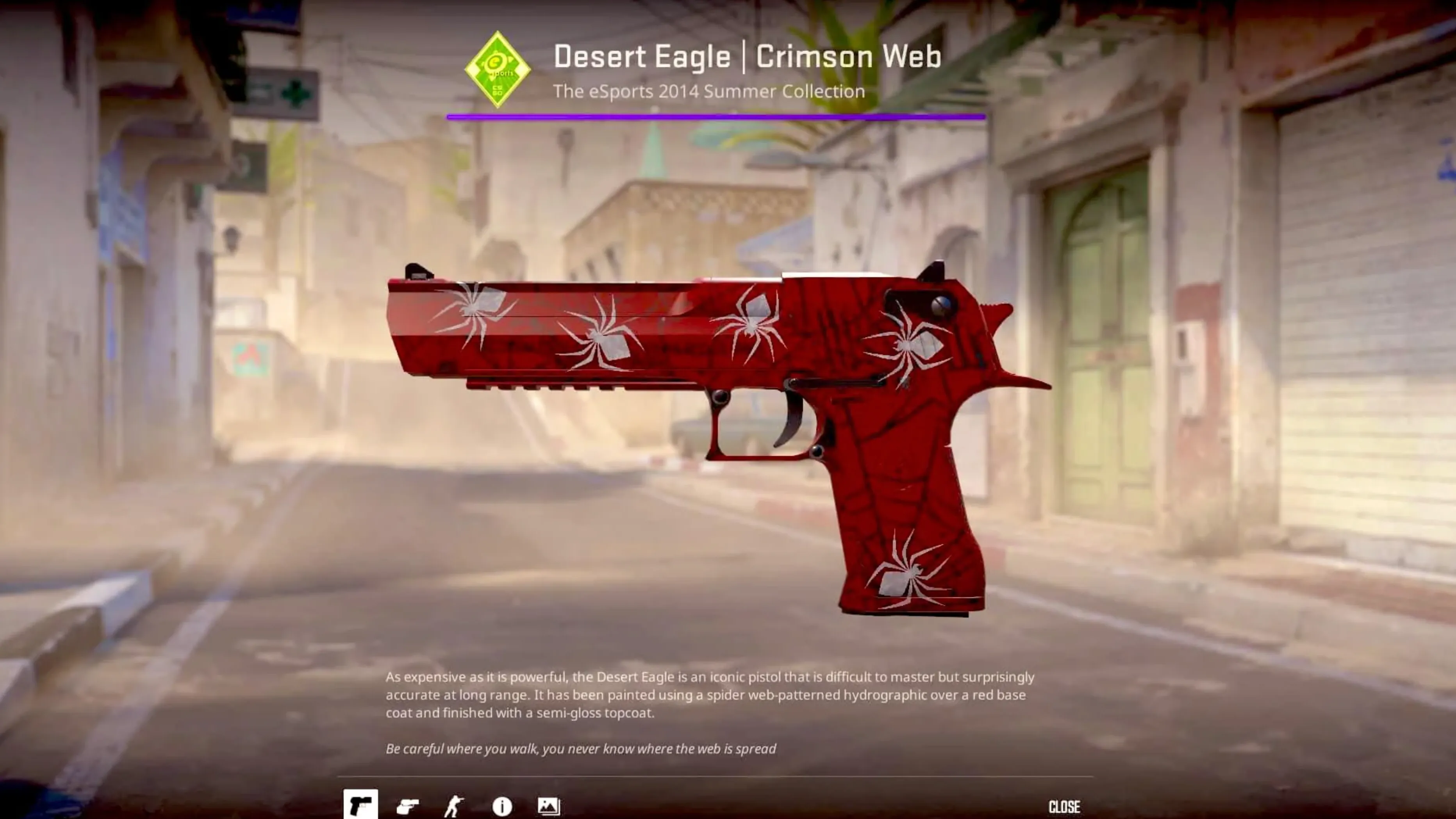 Desert Eagle Crimson Web